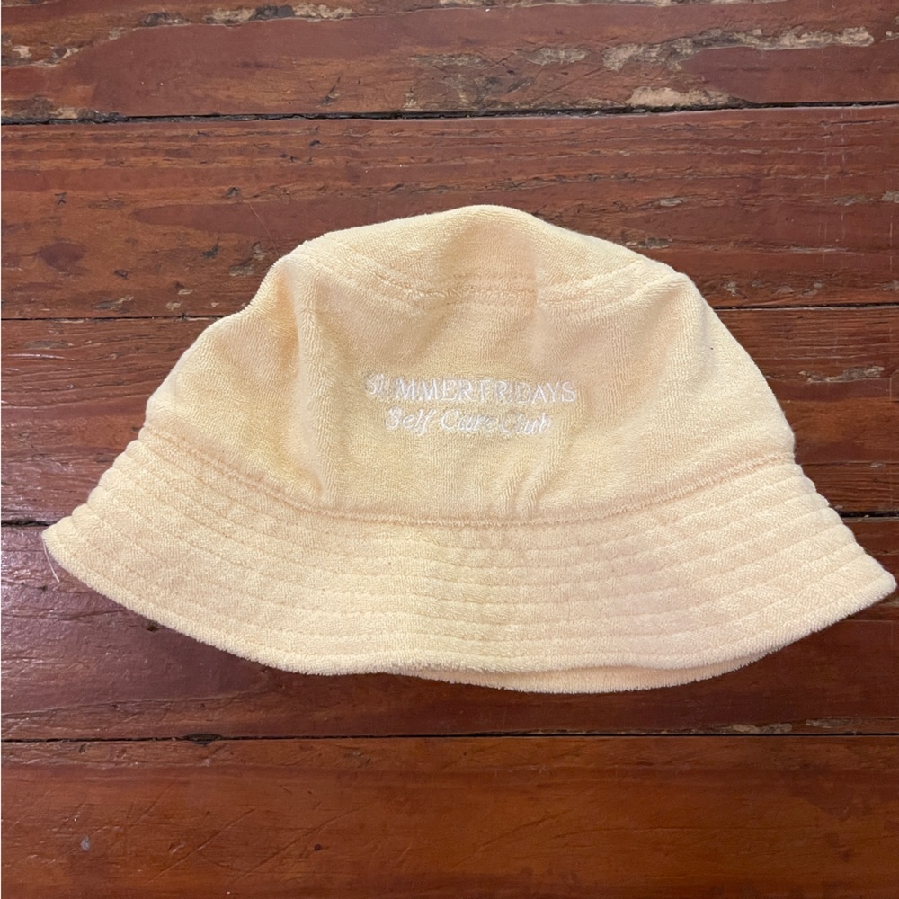 Summer Fridays Terry Bucket Hat
